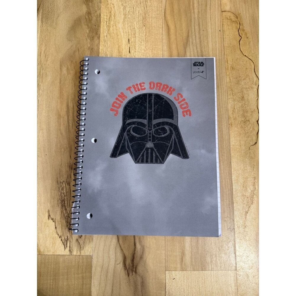 Star Wars Darth Vader “Join the Dark Side” Yoobi Spiral Notebook